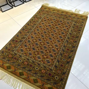 فرش دستباف ترکمنی ماری گول طرح 101