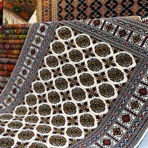 فرش دستباف ترکمنی ماری گول طرح 109