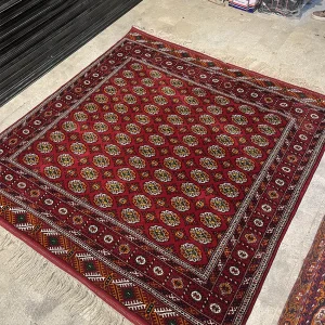 فرش دستباف ترکمنی ماری گول طرح 115
