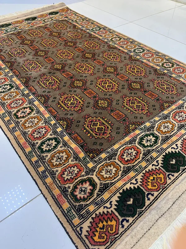 فرش چوچه گول کد CH100150-EL108 - ابعاد 1 در 1.5 متر