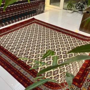 فرش دستباف قفسه گول طرح 105