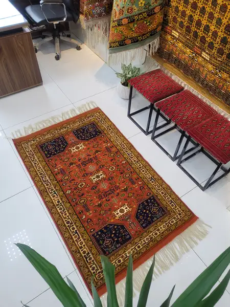 فرش دستباف ترکمنی قشقایی