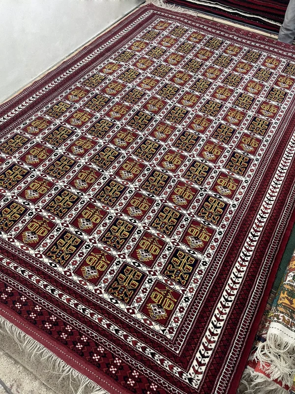 فرش دستباف خشتی بختیاری طرح 104 سایز ۲×۳ متر