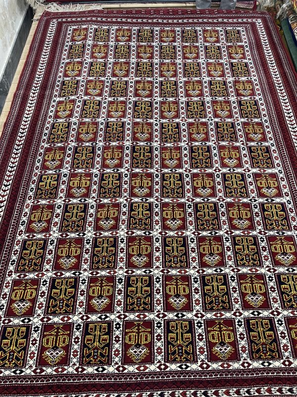 فرش دستباف خشتی بختیاری طرح 104 سایز ۲×۳ متر