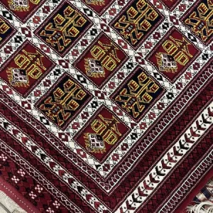 فرش دستباف ترکمنی خشتی