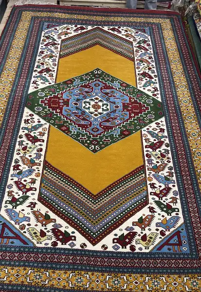 فرش دستباف ترکمنی قشقایی