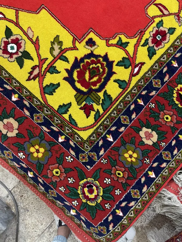 فرش دستباف قشقایی طرح 125 سایز ۲×۳ متر