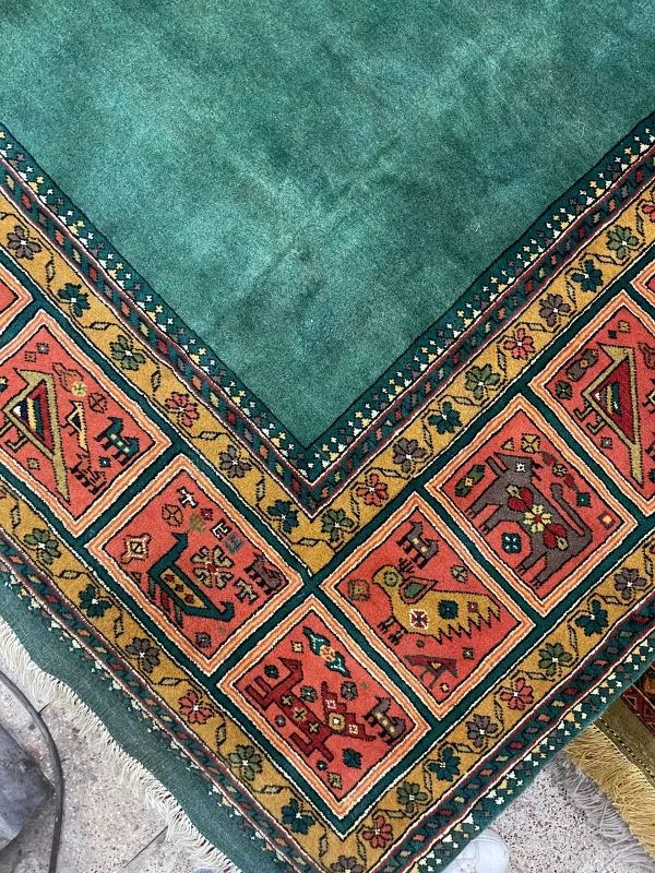 فرش دستباف قشقایی طرح ۱۳۱ سایز ۲×۳ متر