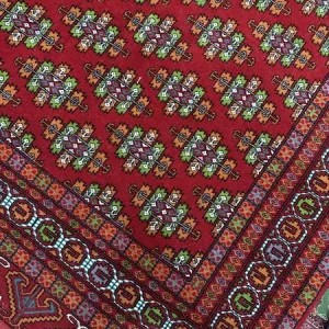 فرش دستباف ترکمنی قفسه گل